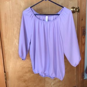 Lavender blouse